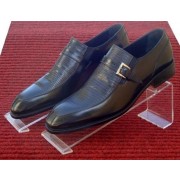 Lizard Loafer with Platinum Buckle