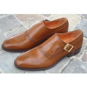 Honey Loafer with 24k Gold Buckle